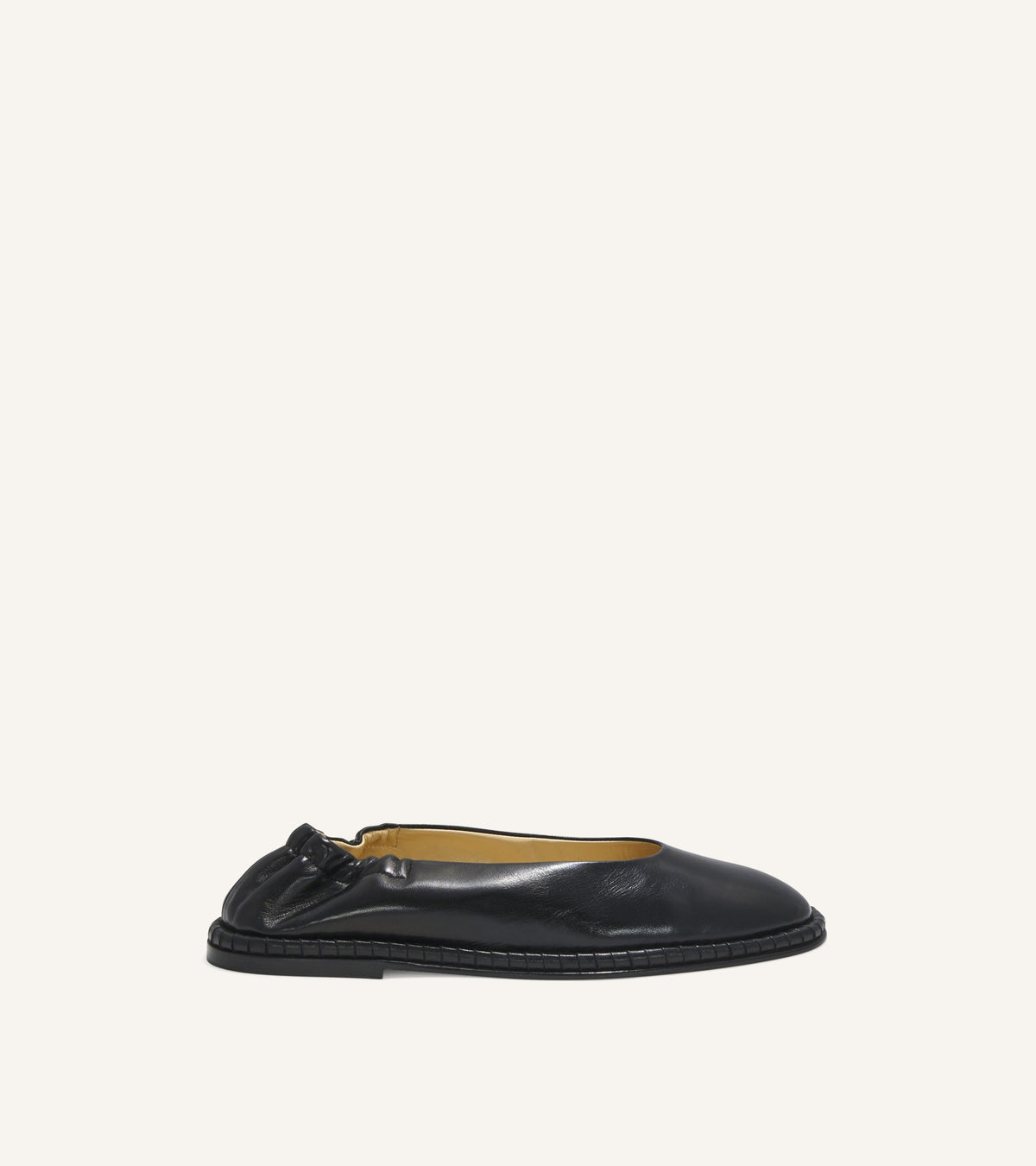 Spiral Ballerina Nappa Leather Flats